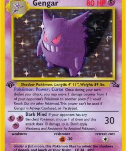 Gengar (5) – Fossil (05/62) Holo Rare –