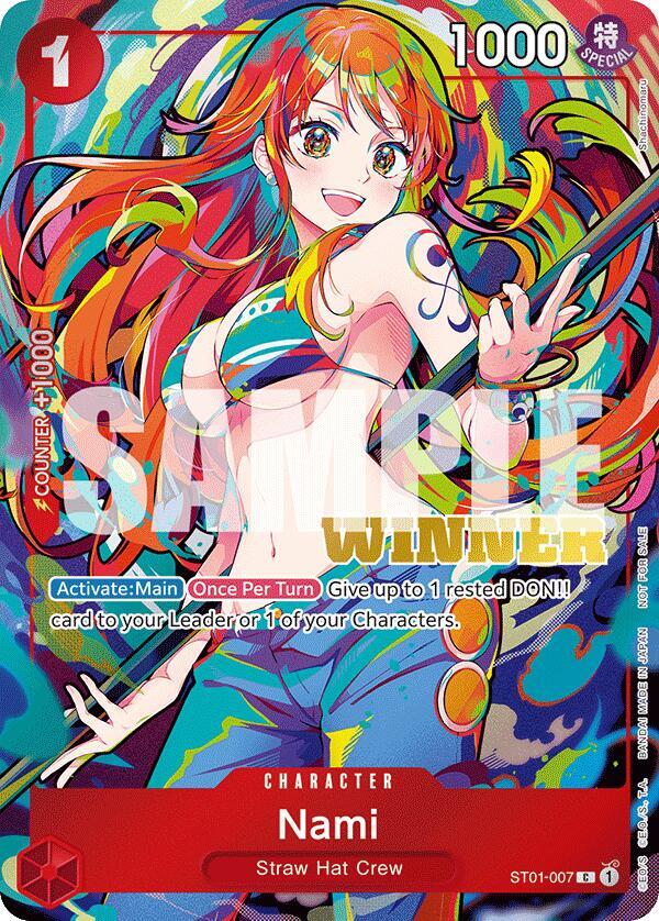 One Piece Promotion Cards Nami ST01-007
